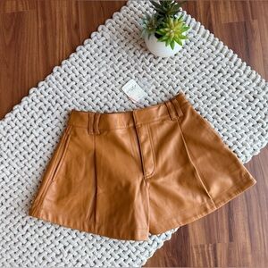 We The Free Reign Vegan Shorts in Brown Sugar 24 NWT 🤎